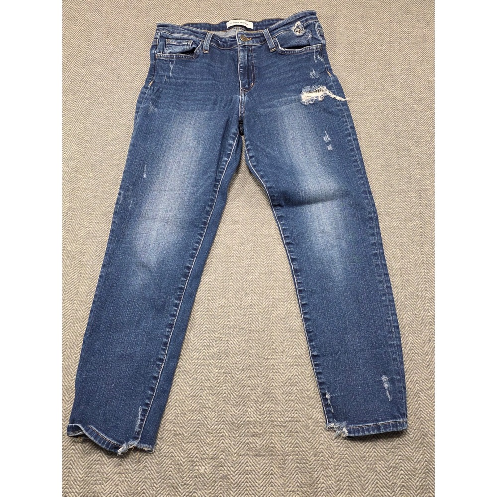 Flying Monkey Blue Distressed Skinny Jeans